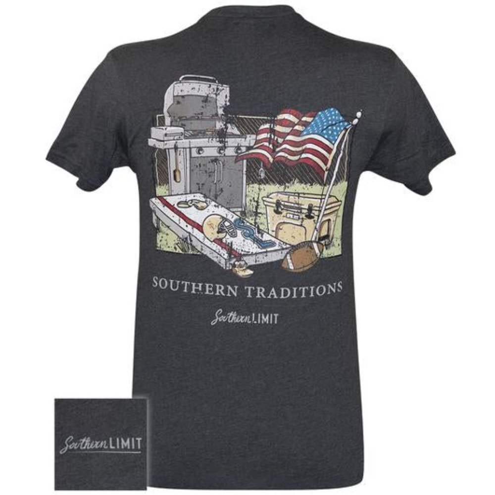 Southern Limit Tailgate Southern Traditions T-Shirt Size Large
